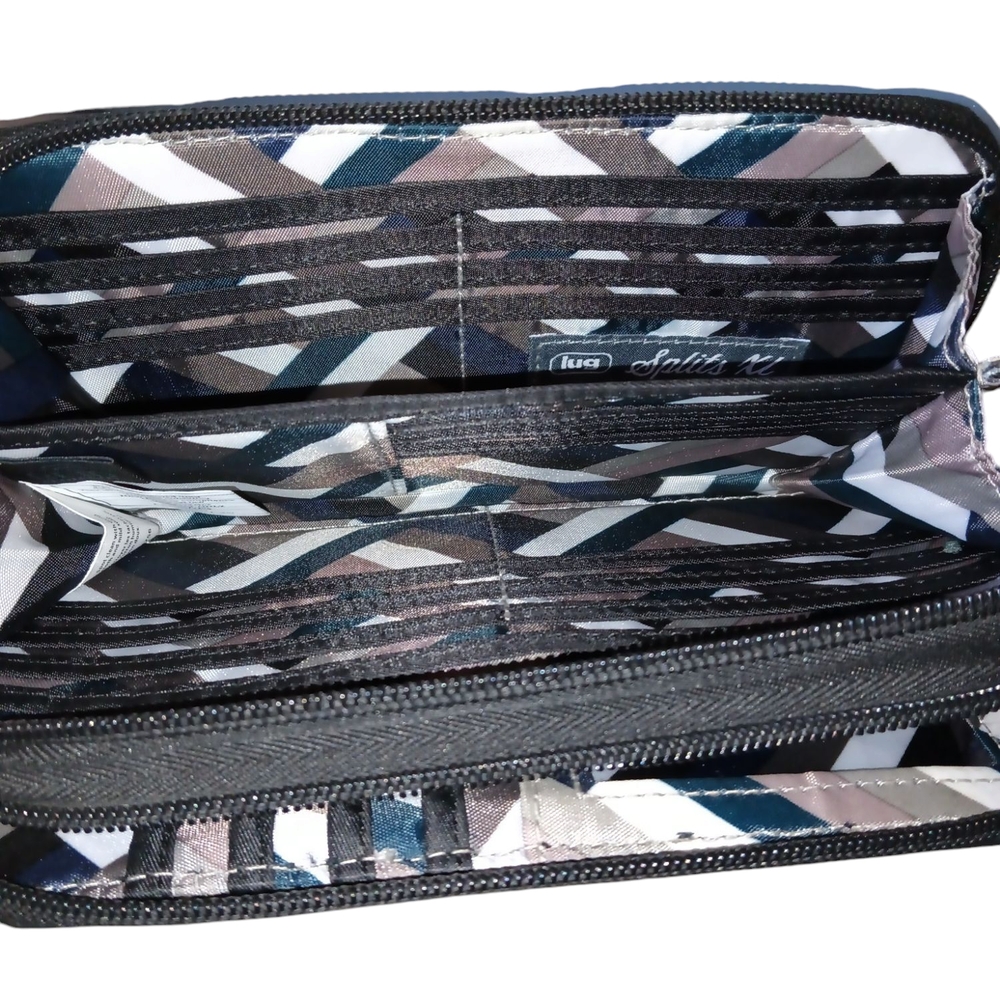 Lug Quilted Wristlet Wallet in Black - Picture 3 of 4